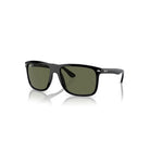 Ray-ban Boyfriend Two Polarized Sunglasses Black Green
