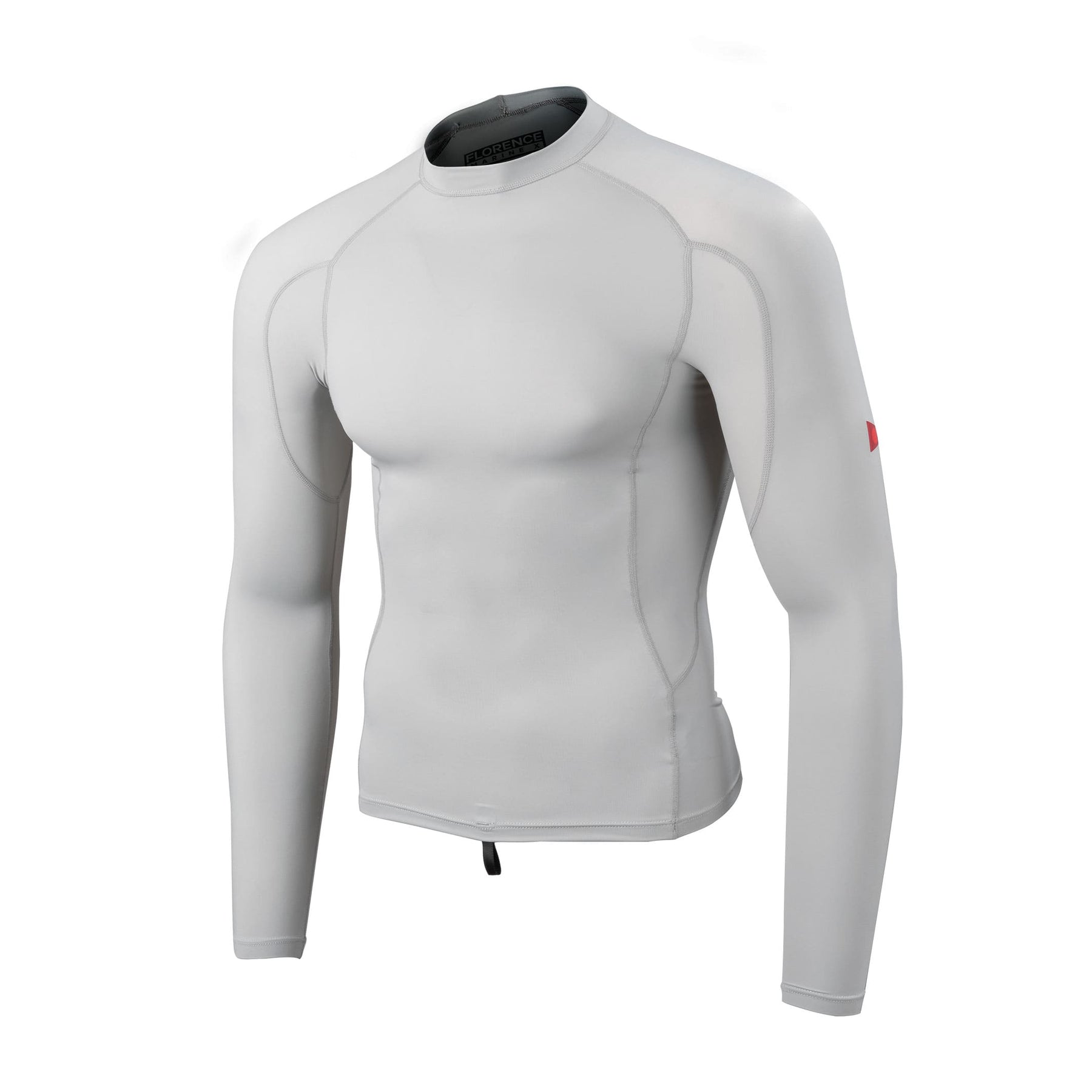 Florence Marine X LS Rashguard Silver XL