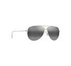 Maui Jim Hauoli Polarized Sunglasses ShinyLightGoldW/crystal Grey