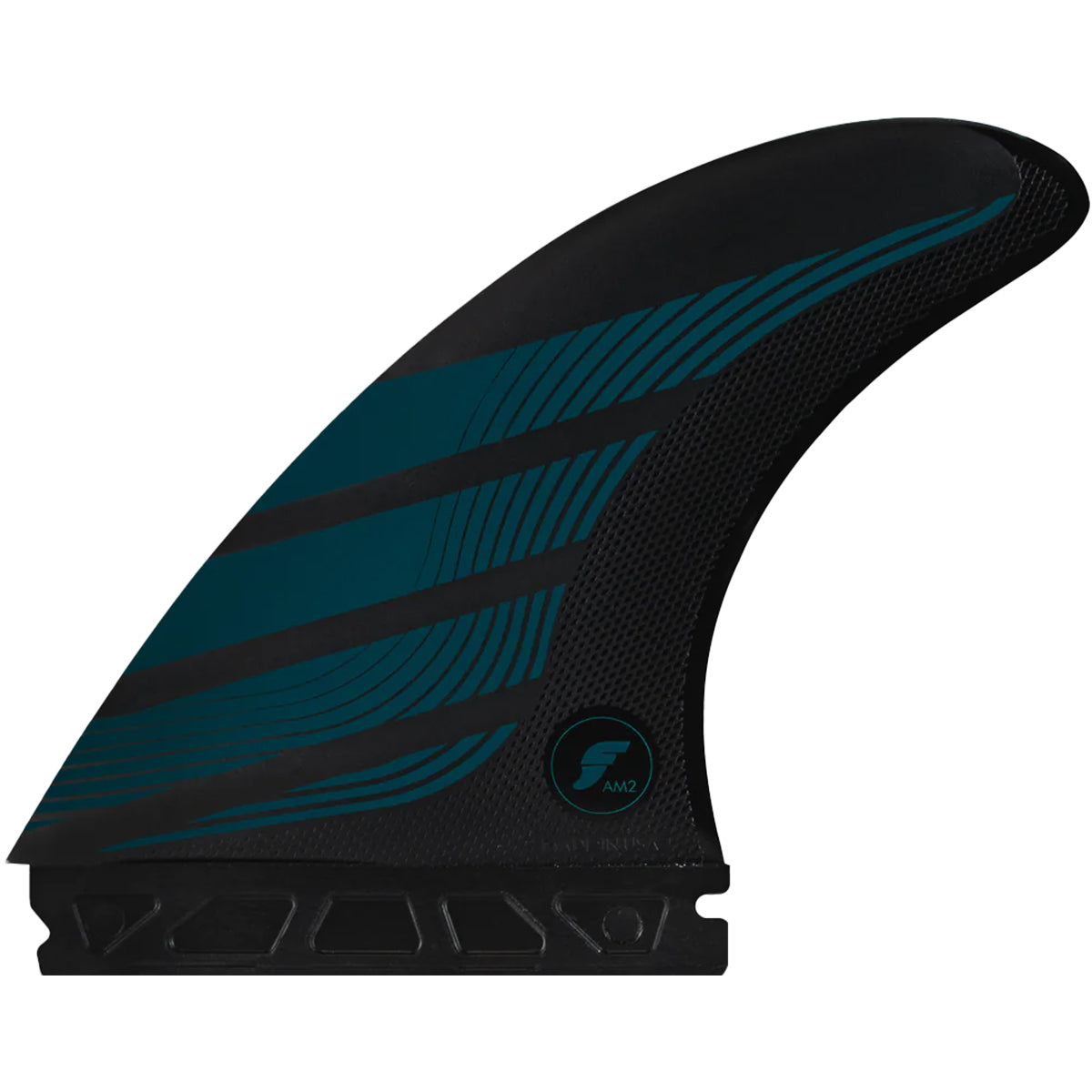 Futures Fins AM2 Alpha Thruster Fin Set Carbon-Teal L