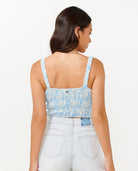 Rip Curl Desert Dreams Ditsy Top 8962-MidBlue S