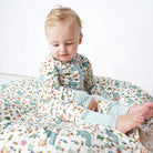Emerson and Friends Convertible Baby Pajamas Manatee 6-12M