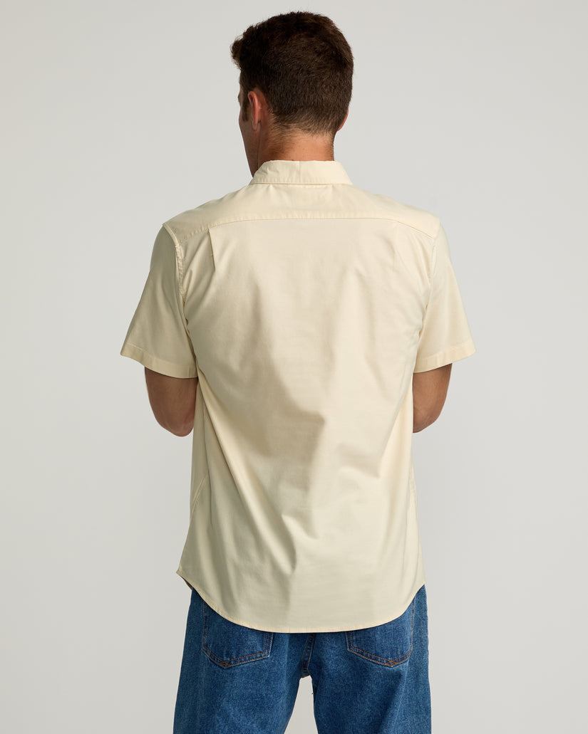 RVCA That'll Do Stretch Button-Up SS Shirt WDR0 S