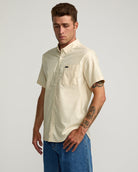 RVCA That'll Do Stretch Button-Up SS Shirt WDR0 XL