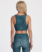 RVCA GATHERED FRONT MID SUPPORT BRA GGV6 S/8