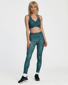 RVCA GATHERED FRONT MID SUPPORT BRA GGV6 S/8