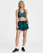 RVCA VA Essentials Womens HIgh Waisted Yogger Short GGV6 XS