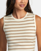 RVCA SHIVER SWEATER TANK WDR0 S/8