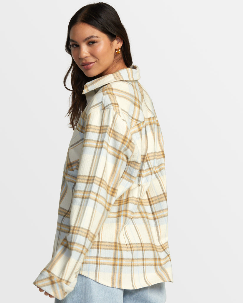 RVCA Breeze Flannel Shirt WDR0 XS
