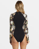 Billabong Lost Cove Zip Front Bodysuit BPB L