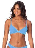 Maaji Dainty Unmolded Underwire Bikini Top Bright Blue SM