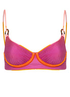 Maaji Paradiso Waves Archer Underwire Bikini Top Pink LG