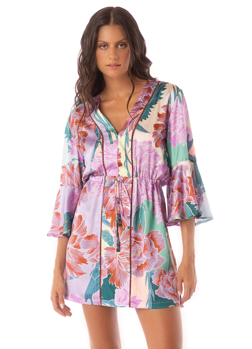 Maaji Japanese Eden Enjoyable Kaftan LT/PASTEL  GREEN SM
