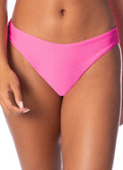 Maaji Sublimity Regular Rise Classic Bikini Bottom Pink MD