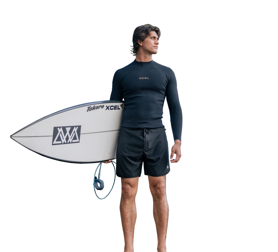 Xcel Comp+ 1mm L/S Wetsuit Jacket BLK-Black S