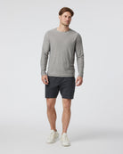 Vuori LS Strato Tech Tee HTG-HeatherGrey XL