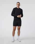 Vuori Ponto Performance Crew HBK-BlackHeather M