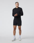 Vuori Ponto Performance Crew HBK-BlackHeather L