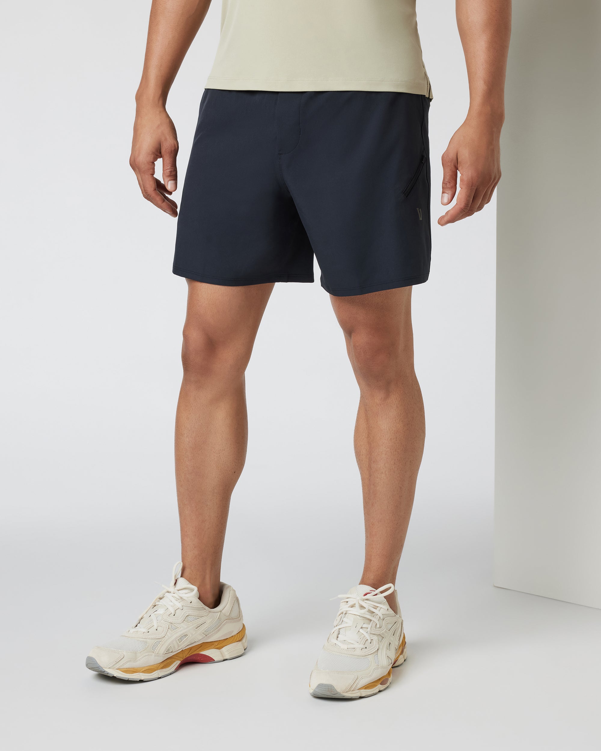 Vuori Qualify Run Short Lined 6" BLK-Black S