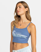 Roxy Hibiscus Swell Dive In Tank  BNQ0 L