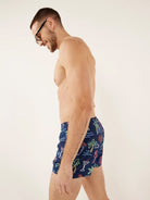 Chubbies Classic 4in Swim Trunk Navy-NeonLights XL