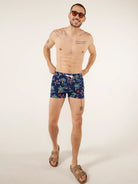 Chubbies Classic 4in Swim Trunk Navy-NeonLights M