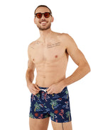 Chubbies Classic 4in Swim Trunk Navy-NeonLights XXL