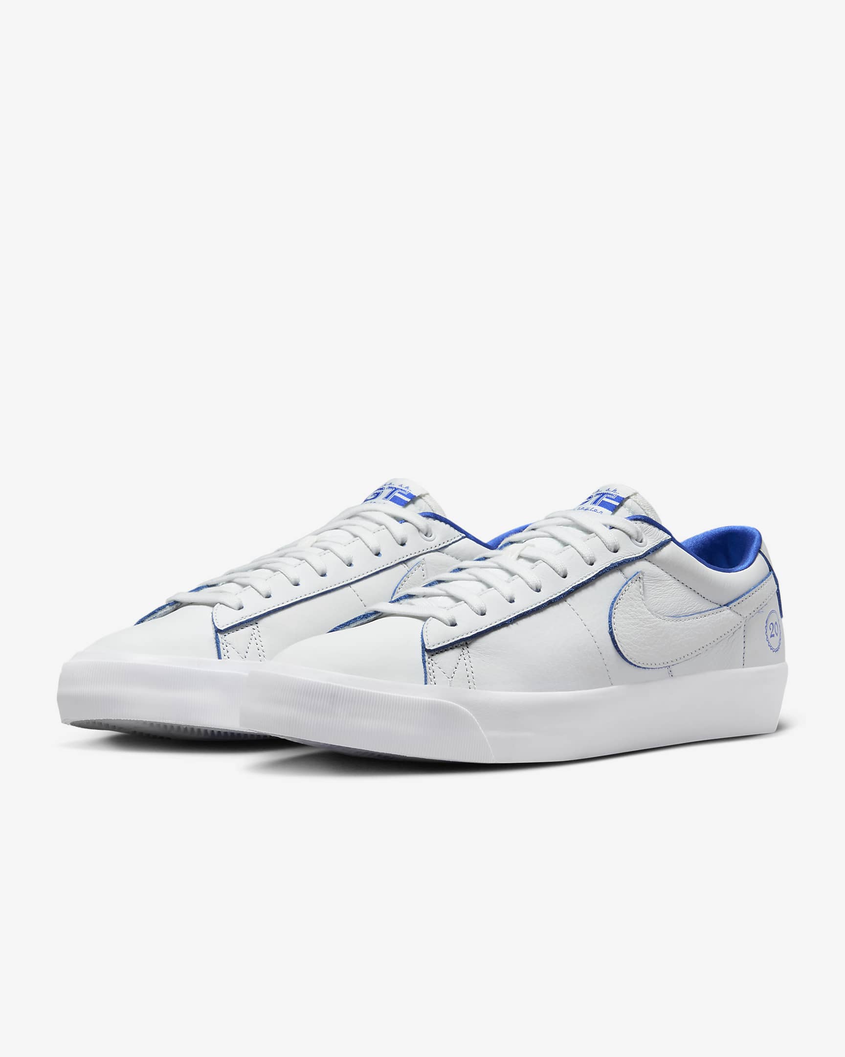 Nike Blazer Low Pro GT PRM 100-SummitWhite/GameRoyal 9