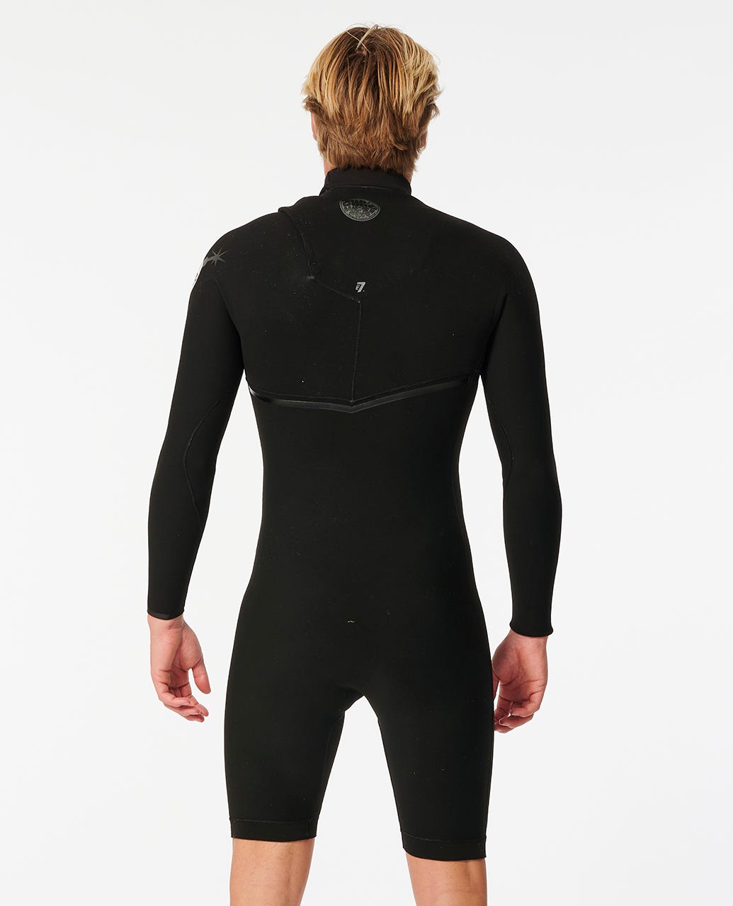 Rip Curl E-Bomb Zip Free 2mm LS Springsuit 0090-Black M-Tall