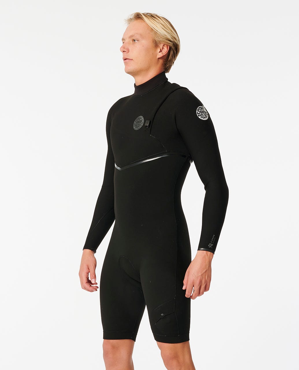 Rip Curl E-Bomb Zip Free 2mm LS Springsuit 0090-Black M