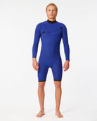 Rip Curl E-Bomb Zip Free 2mm LS Springsuit 0090-Black M-Tall
