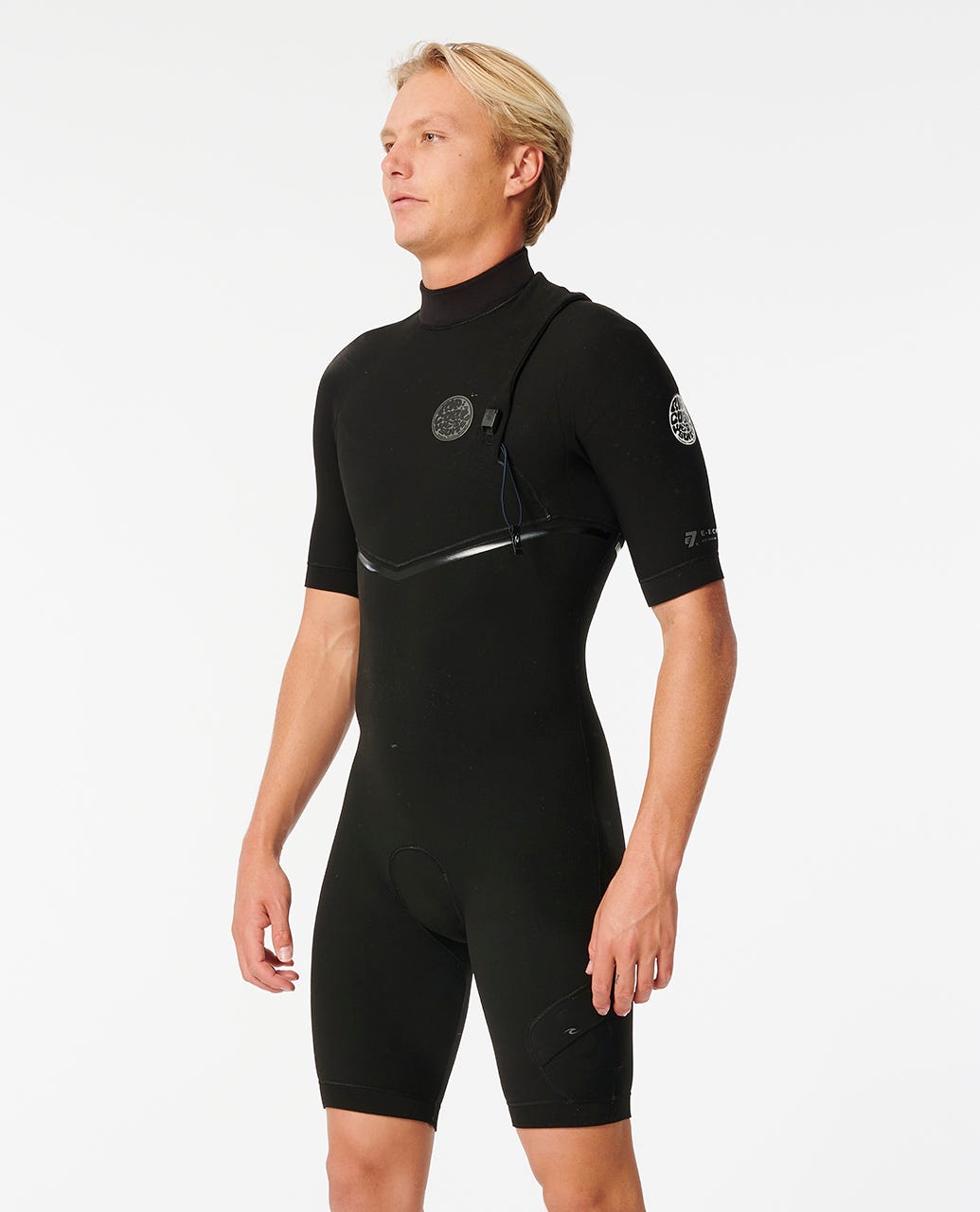 Rip Curl E-Bomb Zip Free 2mm SS Springsuit 0090-Black24 L