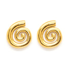 Salty Cali Nautilus Studs  Gold