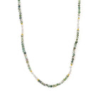 Salty Cali Verano Necklace  Green/Gold