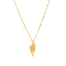 Salty Cali Seashore Pendant Necklace  Salty Babes Gold