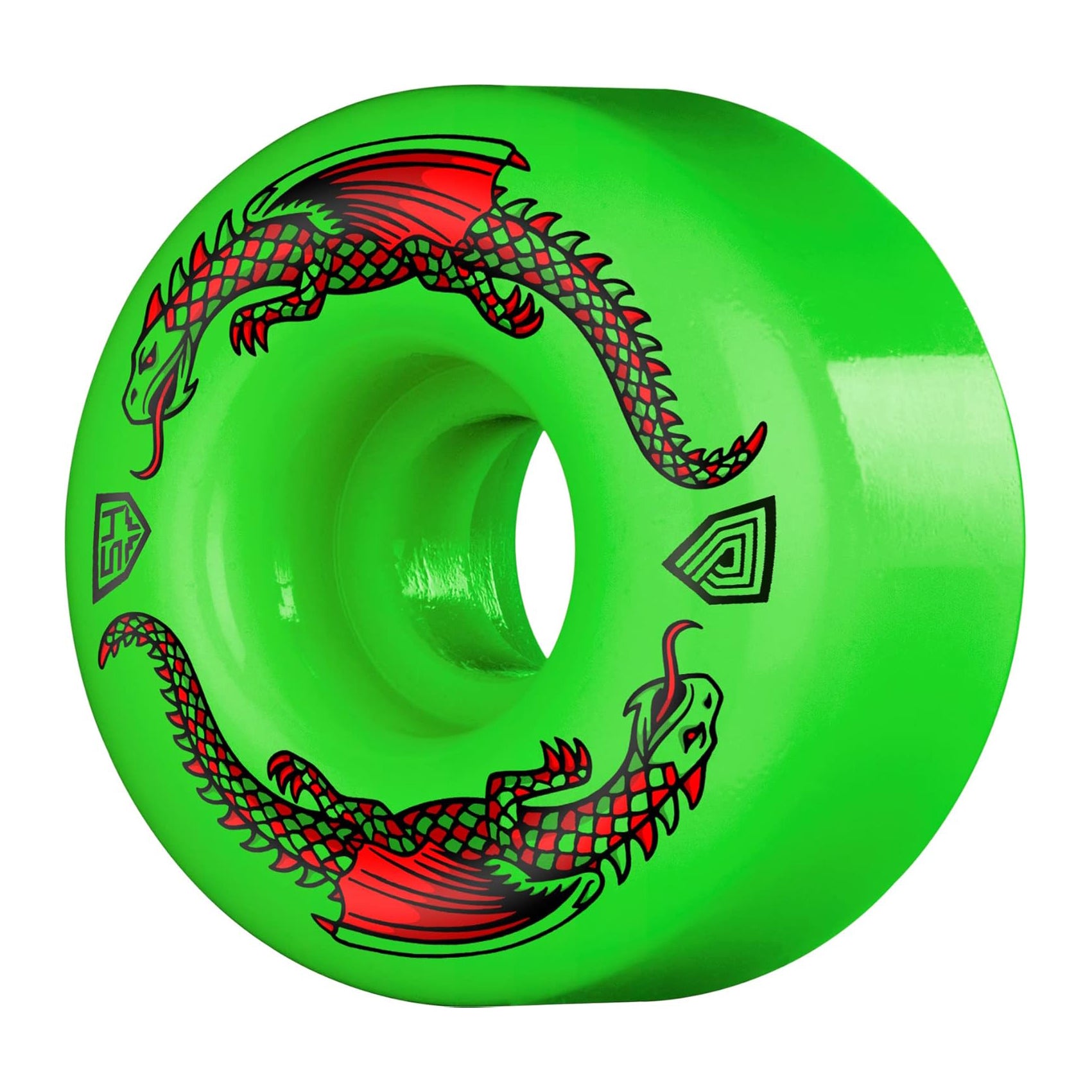 スケートボード POWELL PERALTA DRAGON FORMULA 60mm 93A Powell Peralta Dragon Formula 93A Skateboard Wheels | Island