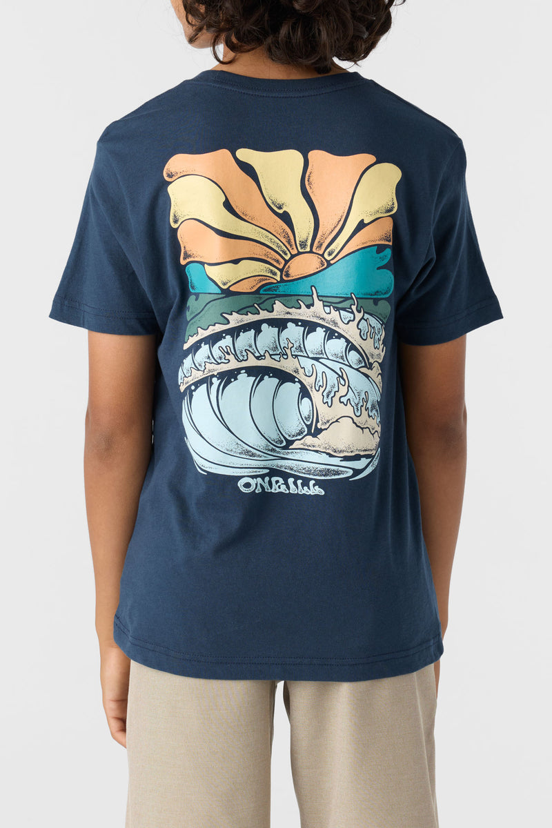 O'NEILL BOY'S NEW DREAMS TEE NVY2 L