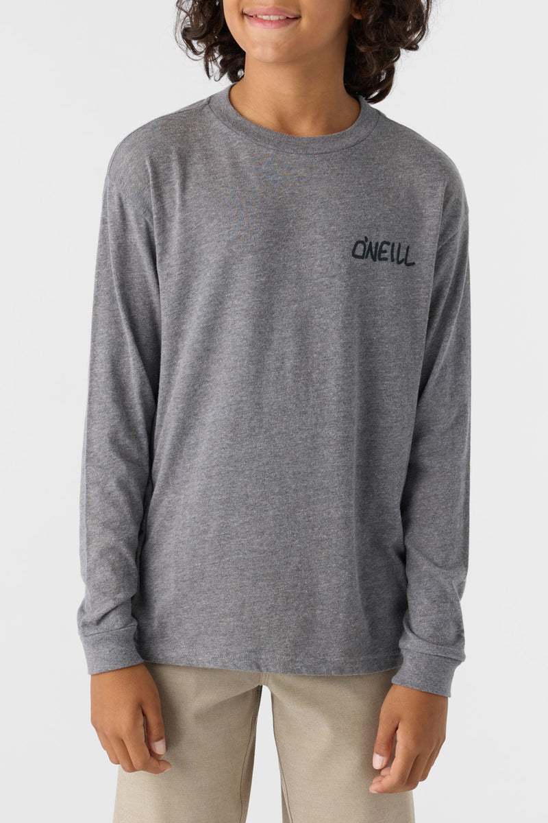 O'NEILL BOY'S DAYS END LONG SLEEVE TEE HGR S