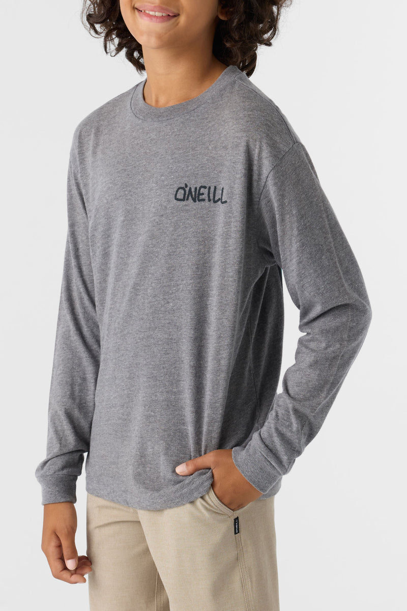 O'NEILL BOY'S DAYS END LONG SLEEVE TEE HGR M