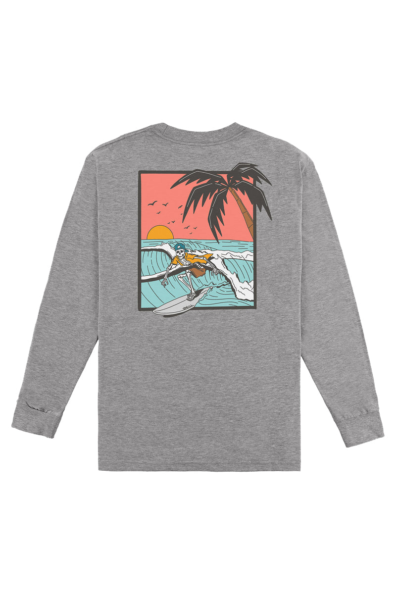 O'NEILL BOY'S DAYS END LONG SLEEVE TEE HGR M