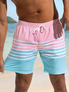 Chubbies The On The Horizon 4in Short Turq/Pink M