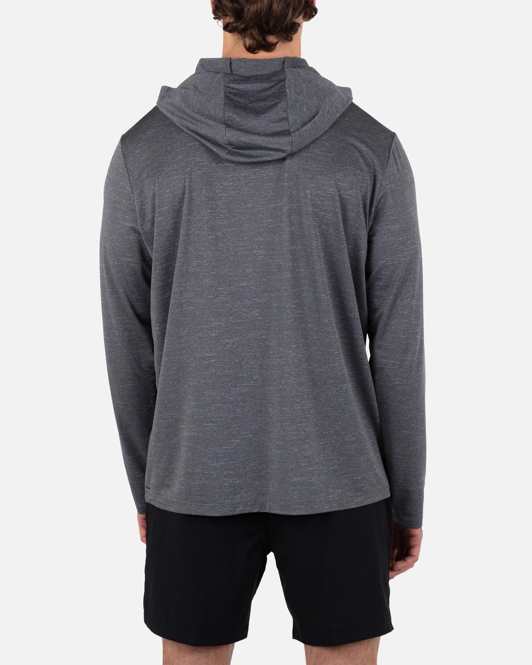 Hurley H2O-Dri Outback Hooded LS Top H006-DKSTNGRY S
