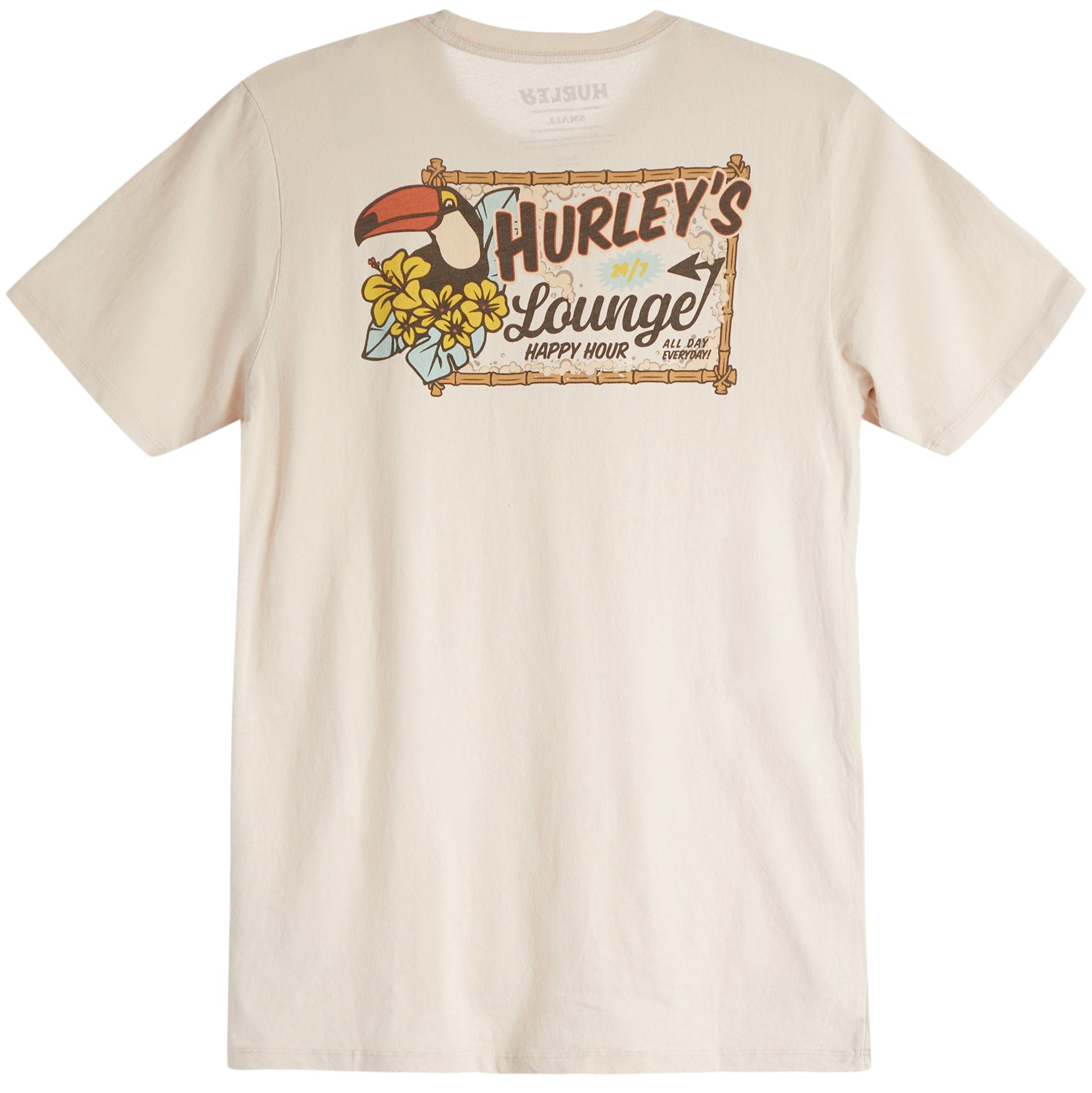 Hurley Everyday Naturals SS Tee H073-Bone XXL