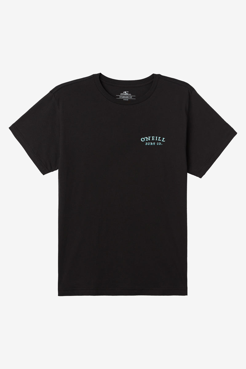 O'NEILL DOUBLE TROUBLE STANDARD FIT TEE BLK-Black XL