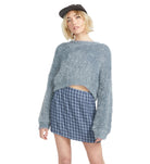 Volcom Yassified Sweater  GreyBlue M