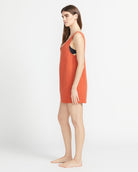 VOLCOM HANG LOOSE ROMPER DSR-DUST RED L