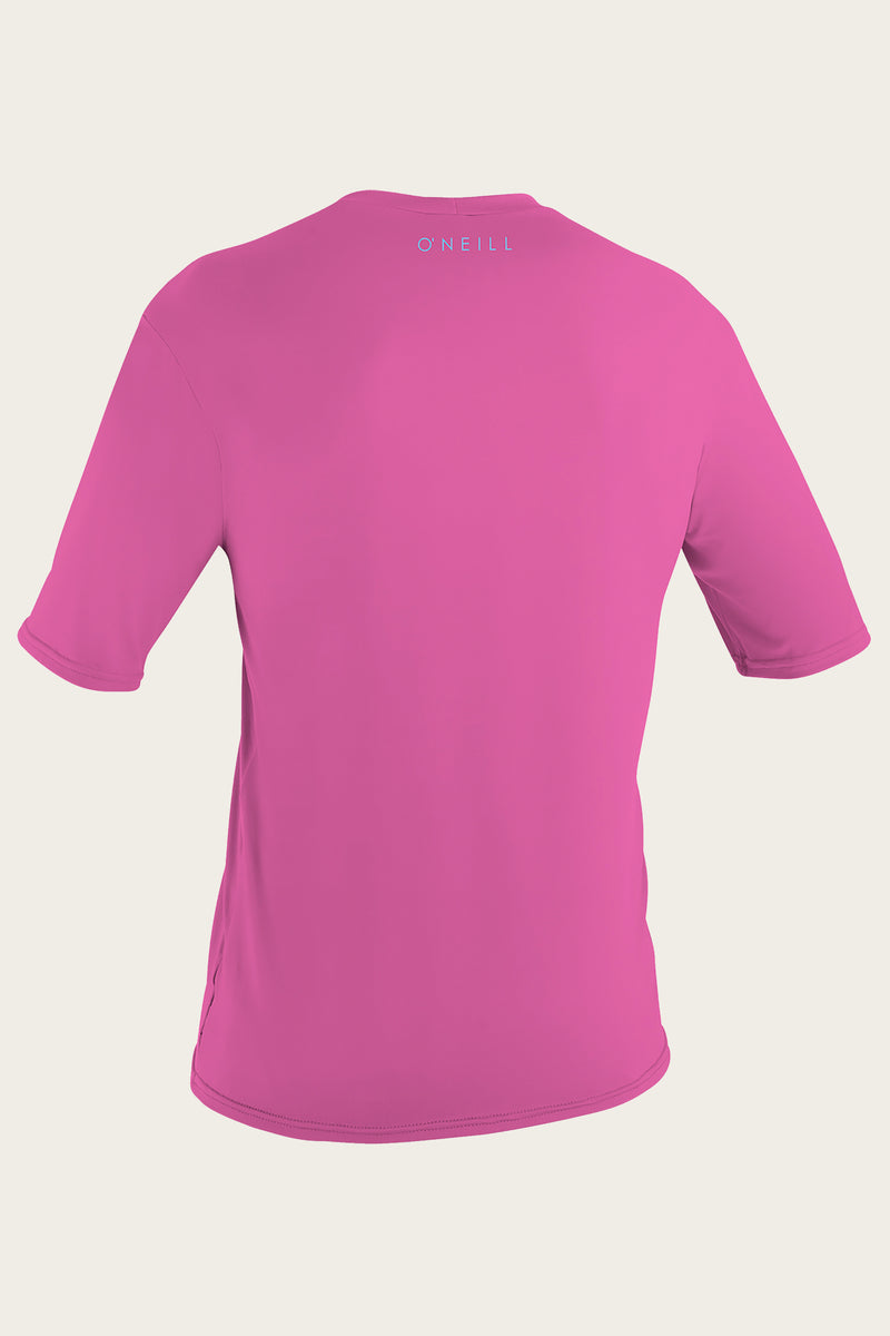 O'Neill Youth Basic Skins S/S Loose fit Crew  FOX PINK 12