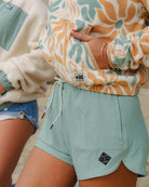 Salty Crew Womens Beacons Short SageGreen XS