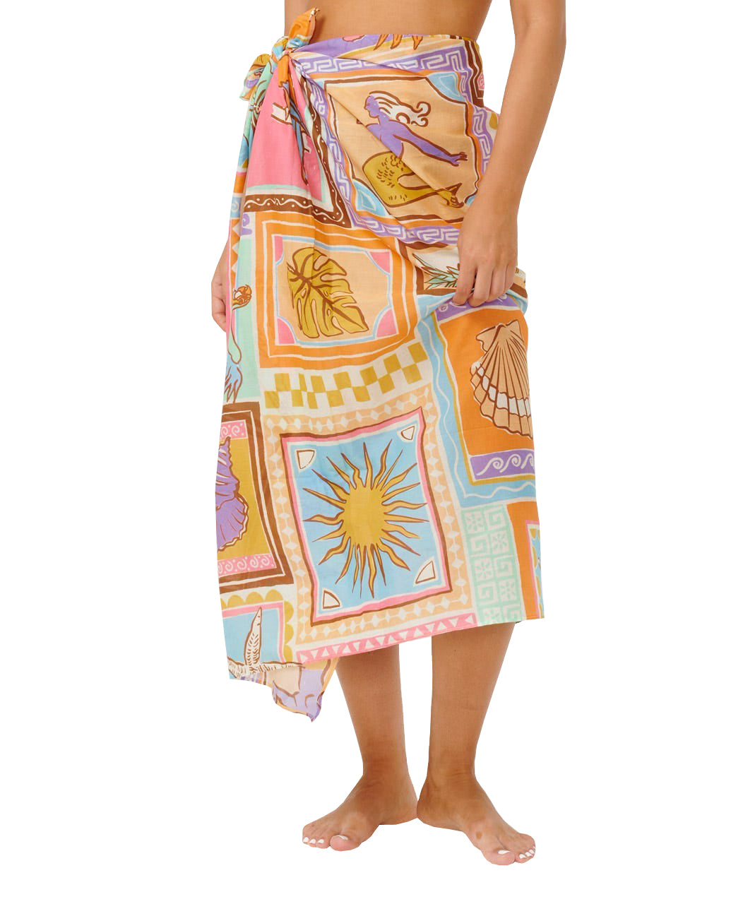 Rip Curl Summer Pareo Sarong  LILAC-108 1SZ