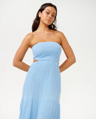 RIP CURL PREMIUM SURF MAXI DRESS MIDBLUE-8962 S